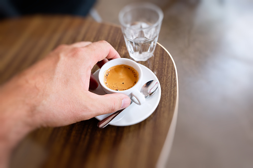 Espresso in the morning is selling out grief and sorrow