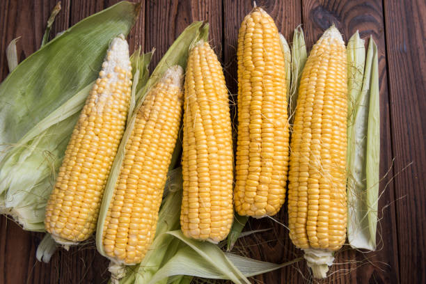 istock Top view of fresh sweet corn 992079732