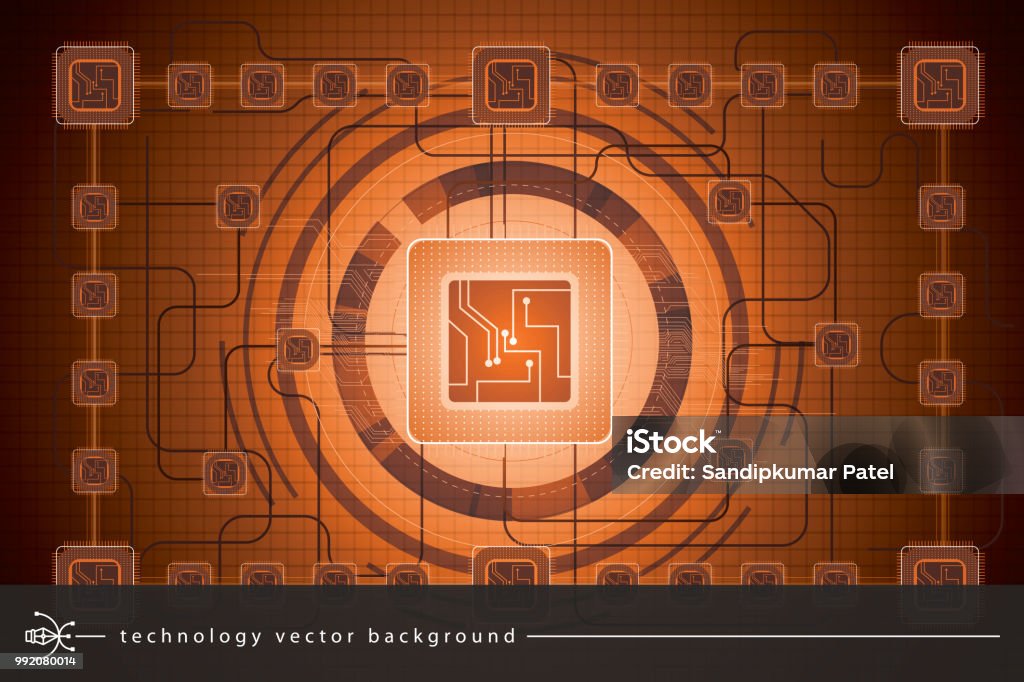 Technology Abstract Model Abstract Technology Innovation Concept Stock Illustration - Download ...