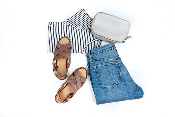 istock Stylish female clothes set. 992090320