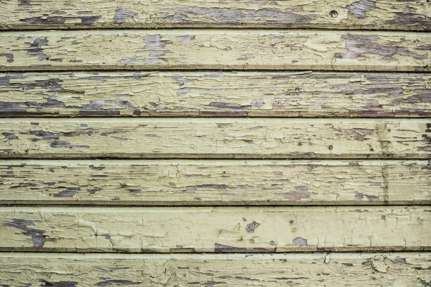 istock Old wooden horizontal planks texture with scratches and cracks 992094836