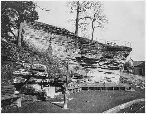 Antique photograph of America's famous landscapes: Eureka Springs