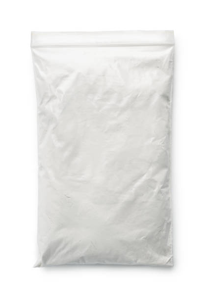 Talc Powder Bag Talc powder bag isolated on white cocaine photos stock pictures, royalty-free photos & images