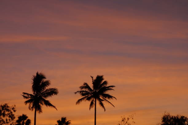 Tropical sunset in Bundaberg, Queensland, Australia