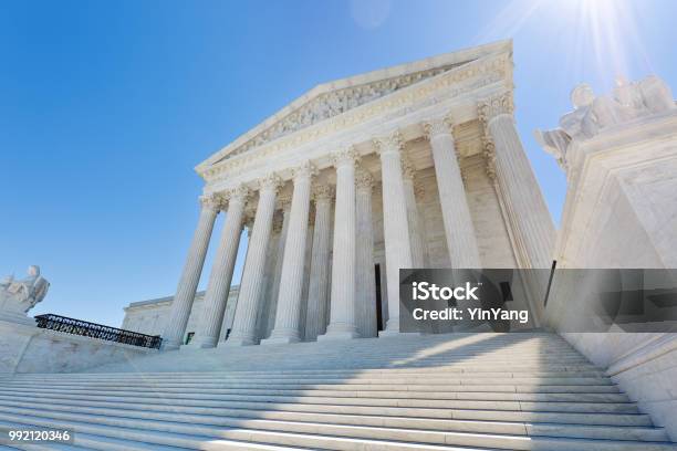 Us Supreme Court Building In Washington Dc Usa Stock Photo - Download Image Now - Supreme Court, U.S. Supreme Court, Courthouse