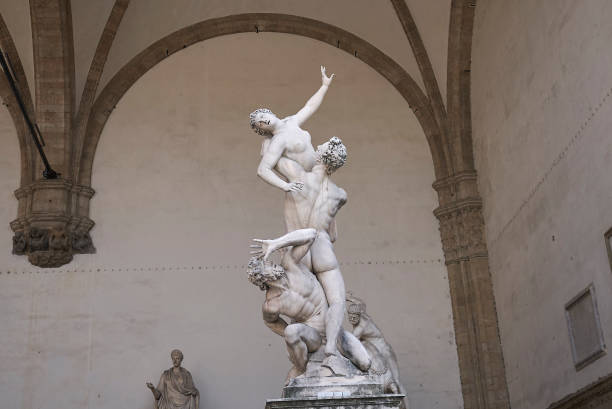 florencia, italia - giambologna fotografías e imágenes de stock