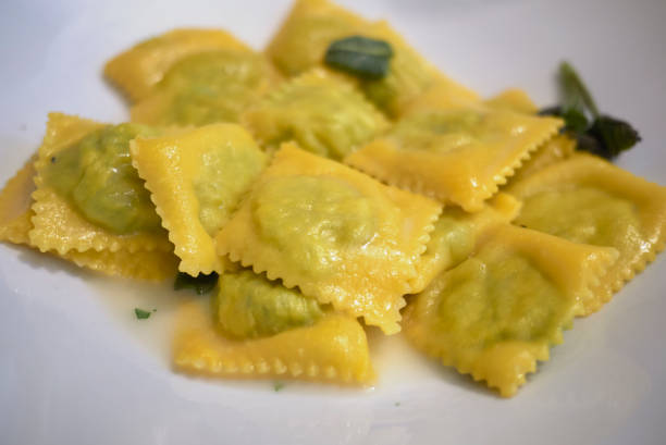 istock Ravioli pasta with butter and sage 992128316