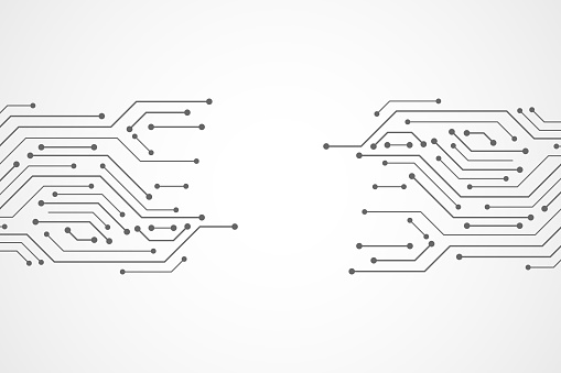 Abstract Technology Background , circuit board with copy space