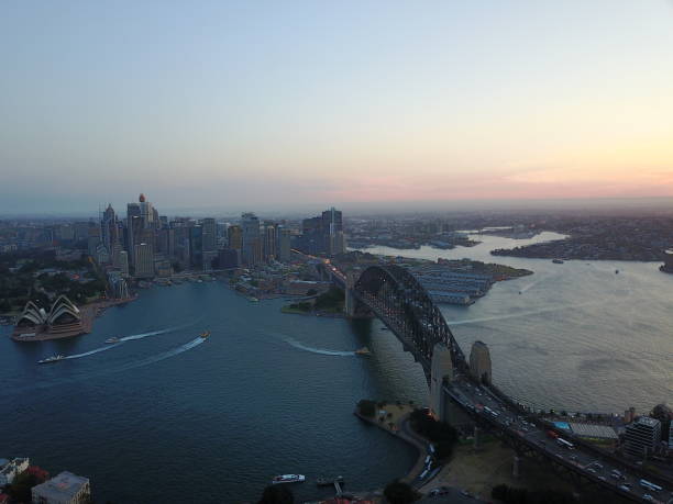 istock Sydney Harbour Bridge Aerial view 992155938