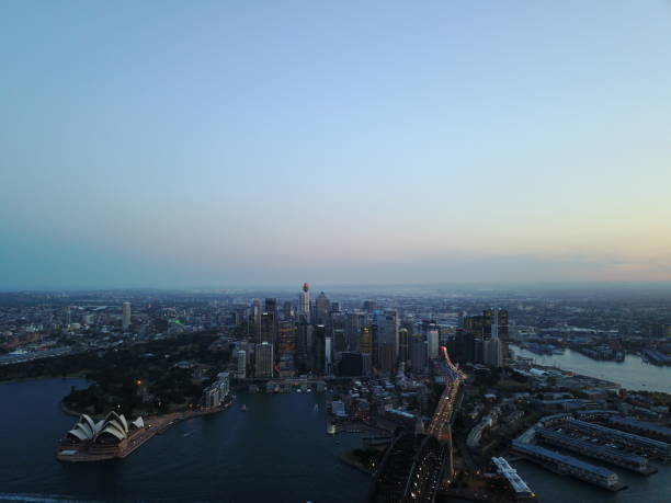 istock Sydney Harbour Bridge Aerial view 992155950