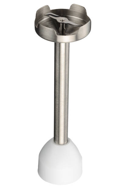 istock White accessory stainless stell foot for hand blender on the white background 992159980