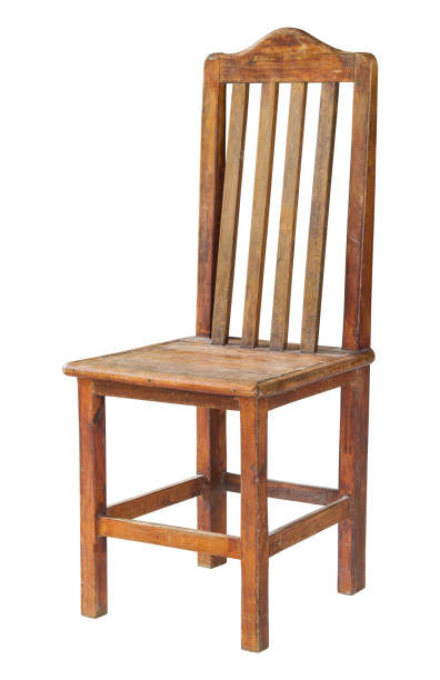 istock old wooden chair isolated on white with clipping path 992160608