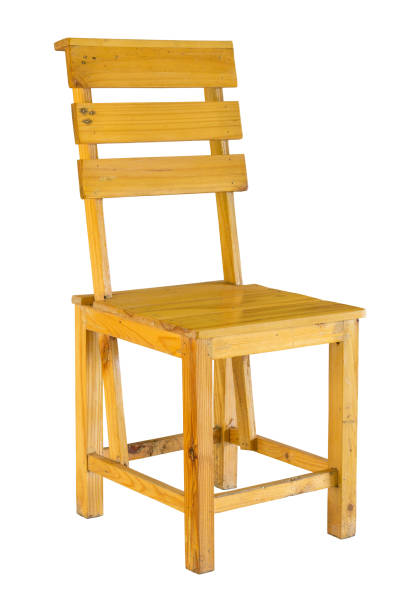 istock wooden chair isolated on white with clipping path 992160868