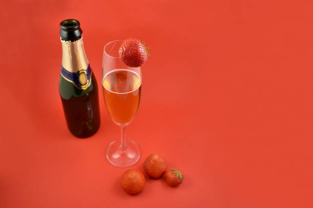 istock Champagne with strawberries stock images 992181946