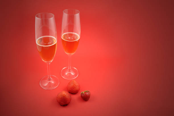istock Strawberries with champagne stock images 992182228