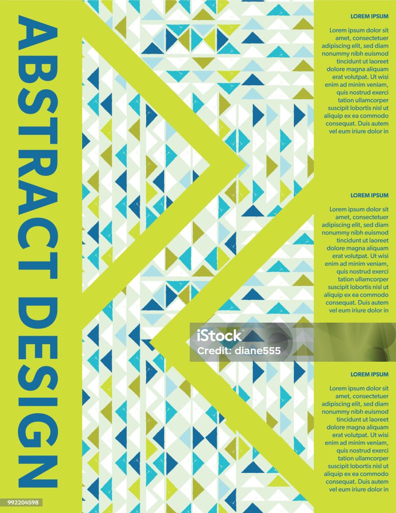 Text Background Design Basic Abstract Background Design Template With Text Stock Illustration ...