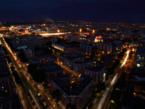 istock Paris 13th district crossroads at night 992210748