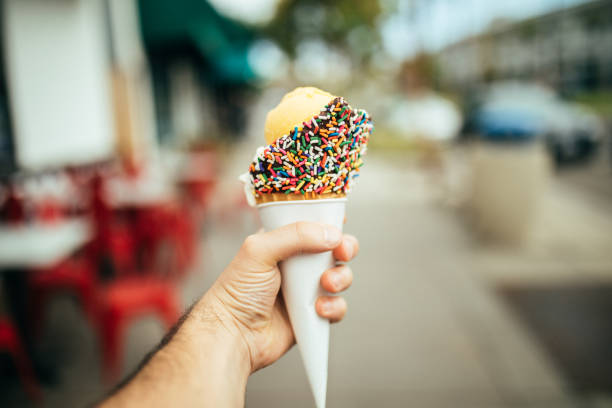 istock Treating myself with an ice cream 992212594