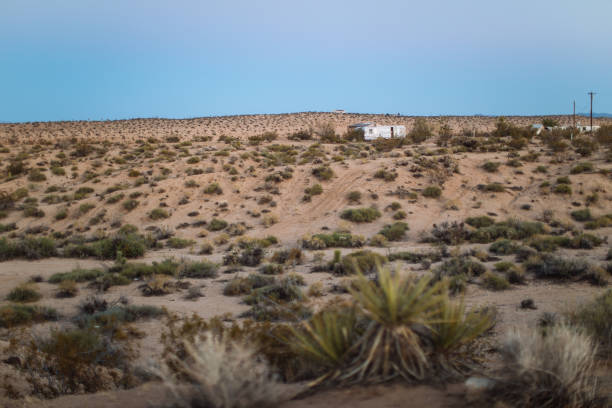 istock Abandoned camper trailer at the Joshua Tree National Park 992277104