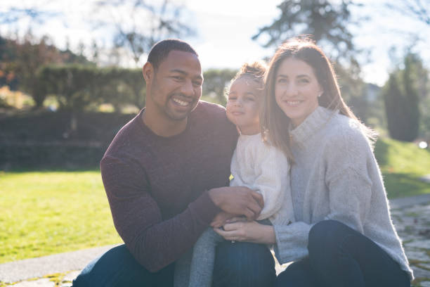istock Mixed-Race Family Portrait 992287426