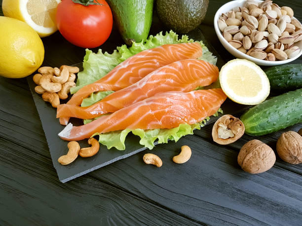 istock fish salmon on a wooden background 992291972