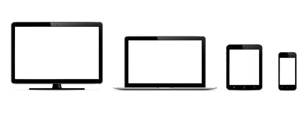 istock Vector digital devices. Monitor, laptop, tablet and smart phone. 992315396