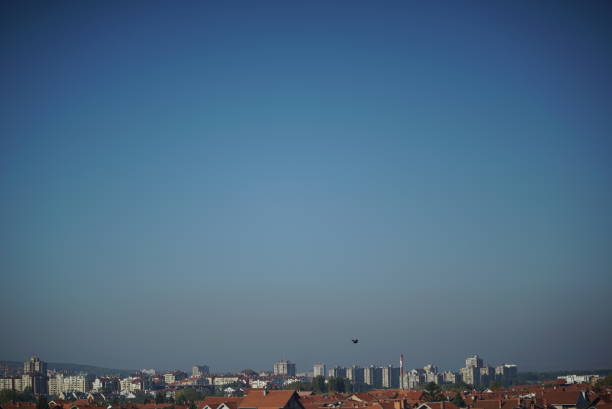 istock Beautiful cityscape with blue sky 992321130