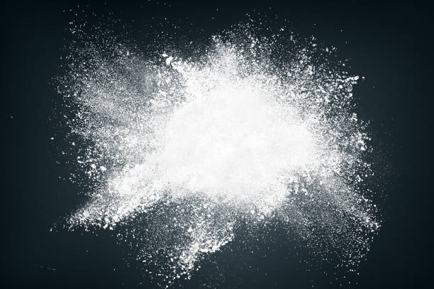 istock Abstract design of white powder snow cloud 992339252