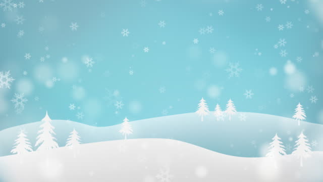 Falling Snow Winter Animation Background Stock Video - Download Video Clip  Now - Cartoon, Snow, Animated Video - iStock