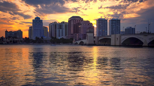 istock West Palm Beach, Florida City Skyline at Sunset 992352498