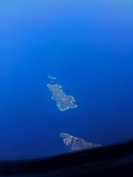istock Antipaxos Island from the sky, Greece. 992356484