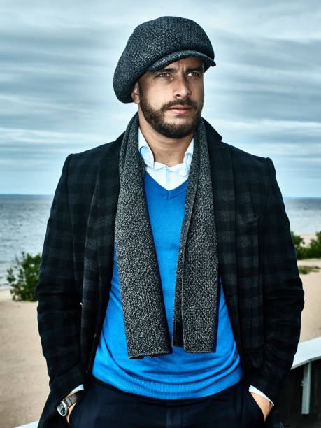 istock Brutal portrait of a man in a cap 992366214