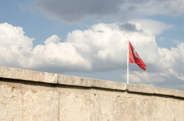 Turkish Flag at Urfa Turkish Flag at UrfaTurkish Flag at Urfa akçakale stock pictures, royalty-free photos & images