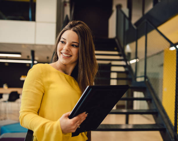 istock Happy businesswoman 992427666