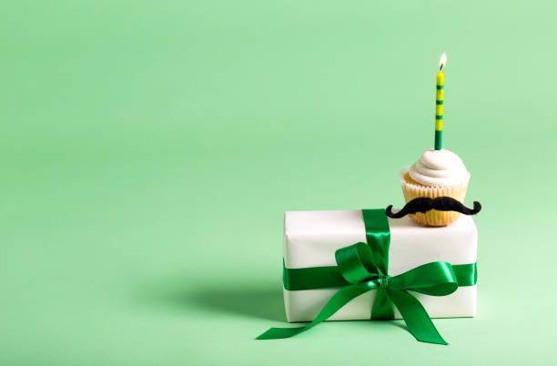 istock Cupcake with a moustache Father's Day theme 992428986