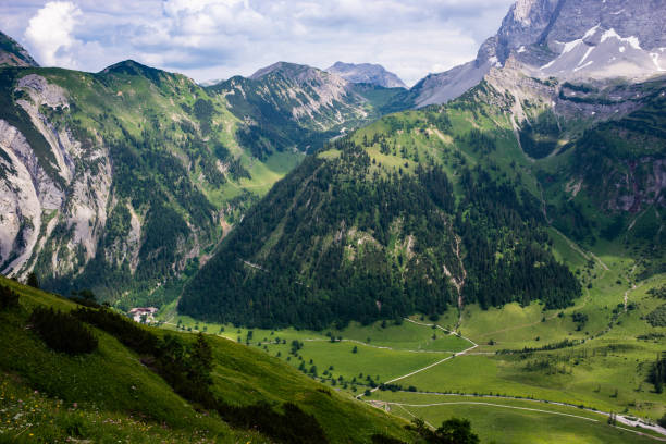 istock Alpine landscape in Karwendel mountain range in Austria 992441724