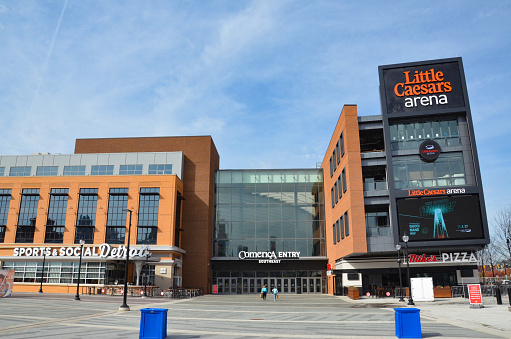 Detroit Little Caesars Arena Stock Photo - Download Image Now