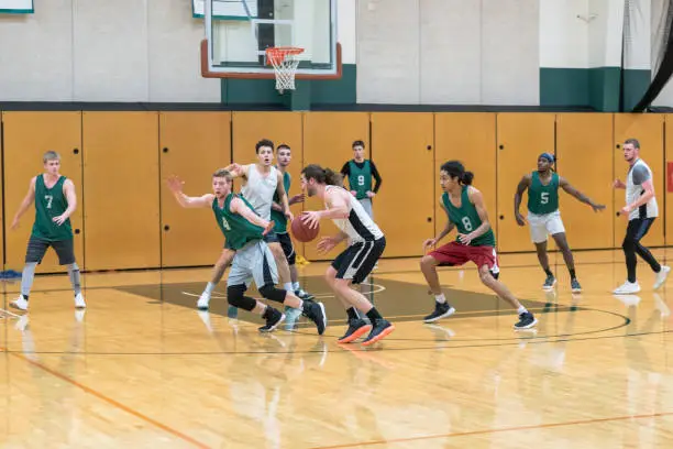 Photo of College Basketball Practice