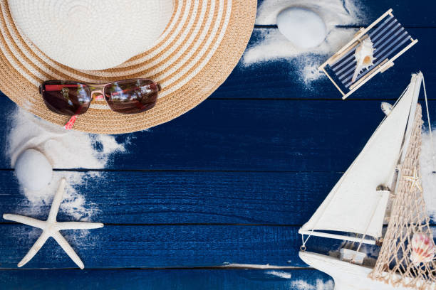 istock summer season on the beach. relax holiday and copy space for text 992579410