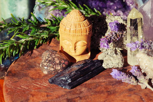 istock Statues of Indian Deity Buddha 992583280