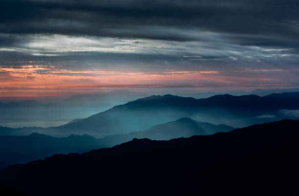 istock landscape on the Cattle Back Mountain in Sichuan, China 992594546