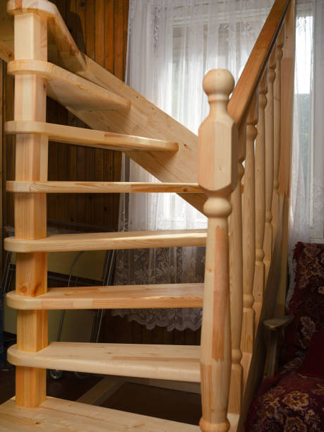 istock Traditional wooden staircase 992601678