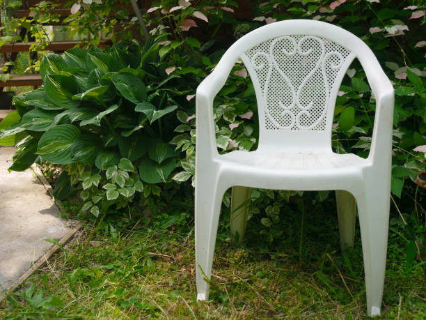 istock plastic chair in a garden 992601828