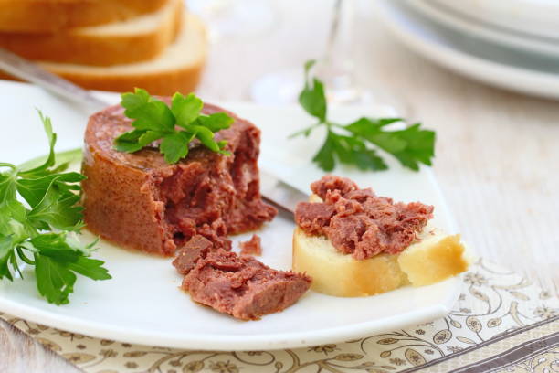 istock Foie gras with toast on a plate 992620956
