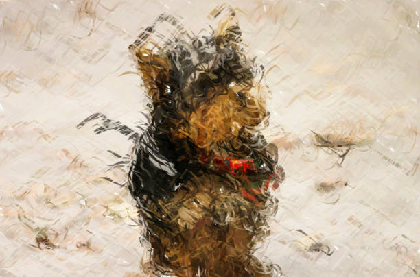 istock Cute little puppy - HD Digital illustration 992633104