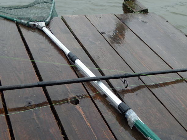 istock Fishing tackles for fishing rods, floats, nets 992647852