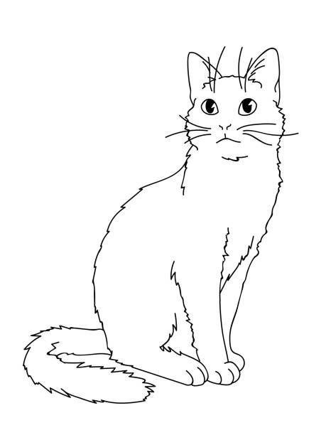 200+ Cat Looking Up Illustrations, Royalty-Free Vector Graphics & Clip ...