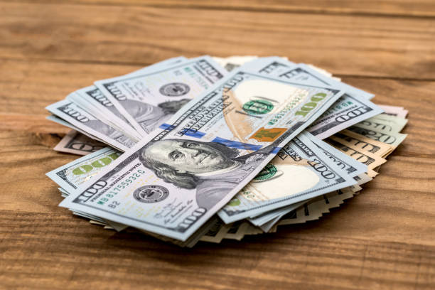 Chash money on a table stock photo. Image of america - 67394604