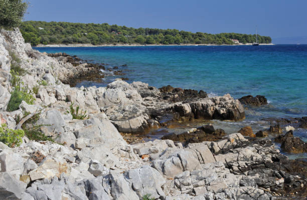 istock Rocky coast in Croatia 992735896