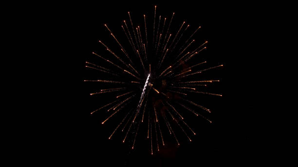 istock Amazing fireworks explosion in the night sky 992774960